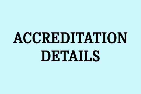 Accreditation Details