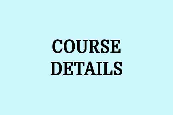 Course Details