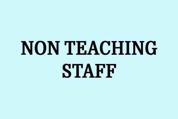 Non Teaching Staff