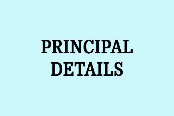 Principal Details