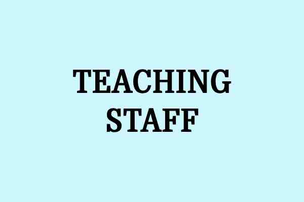 Teaching Staff