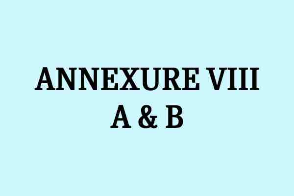 annexure viiI A & B (1)