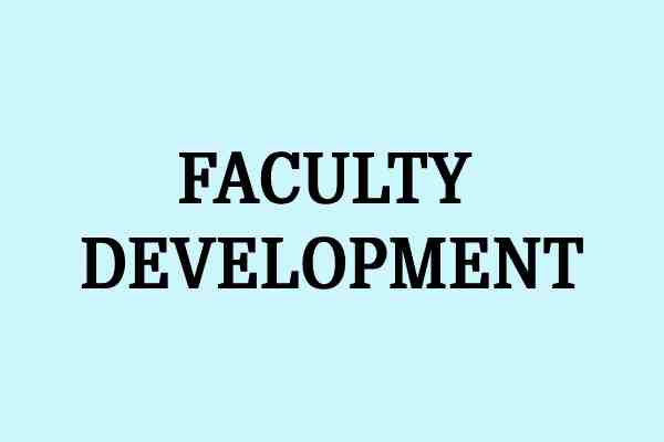 faculty development